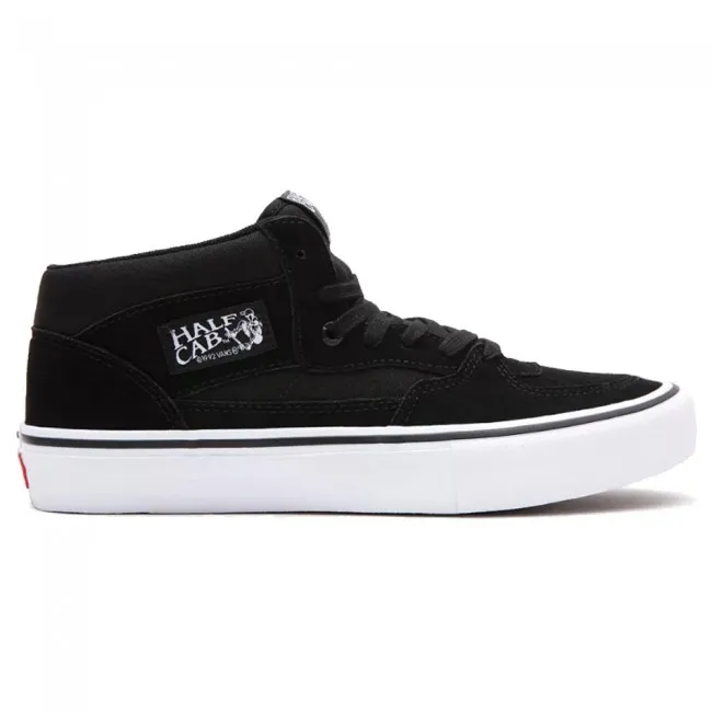 Vans Skate Half Cab Shoe - Black/White