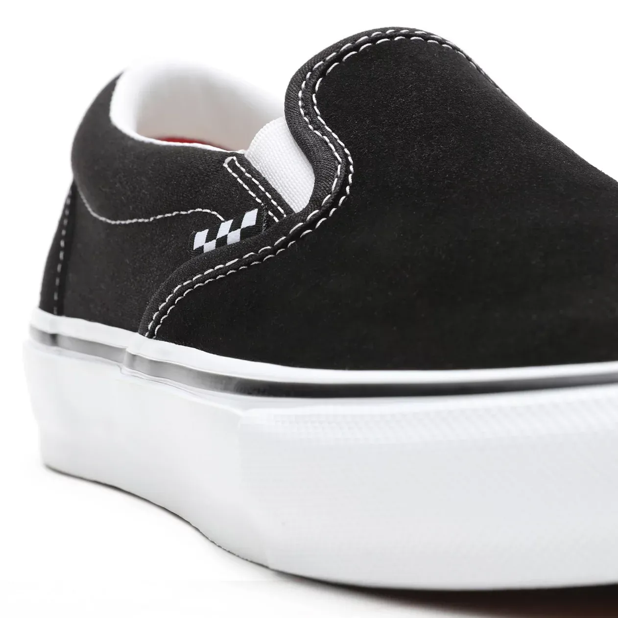 Vans Skate Slip On Shoes - Black/White