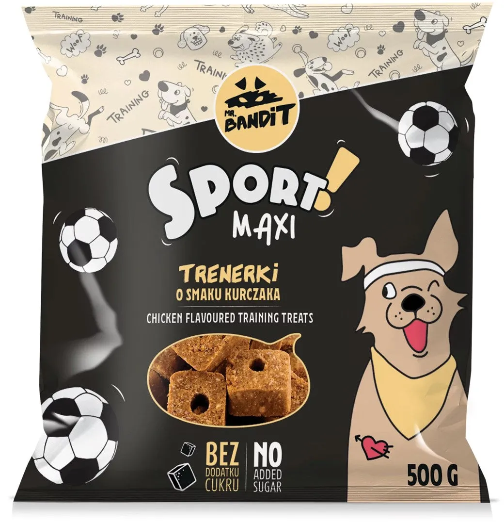 Vet Expert Mr. Bandit Sport Maxi Trainers With Chicken Flavour - Dog Treat - 500 G