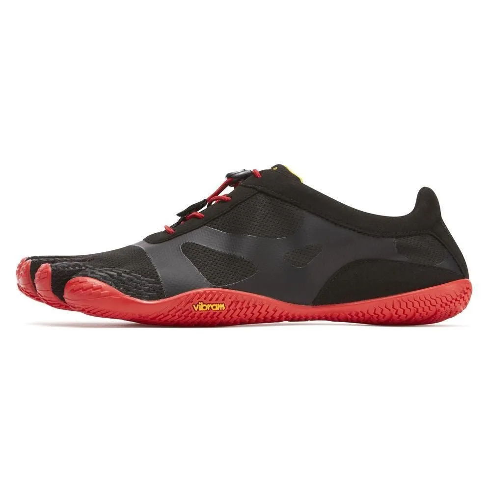 Vibram KSO Evo Mens Five Fingers Barefoot MAX FEEL Training Shoes - Black/Red