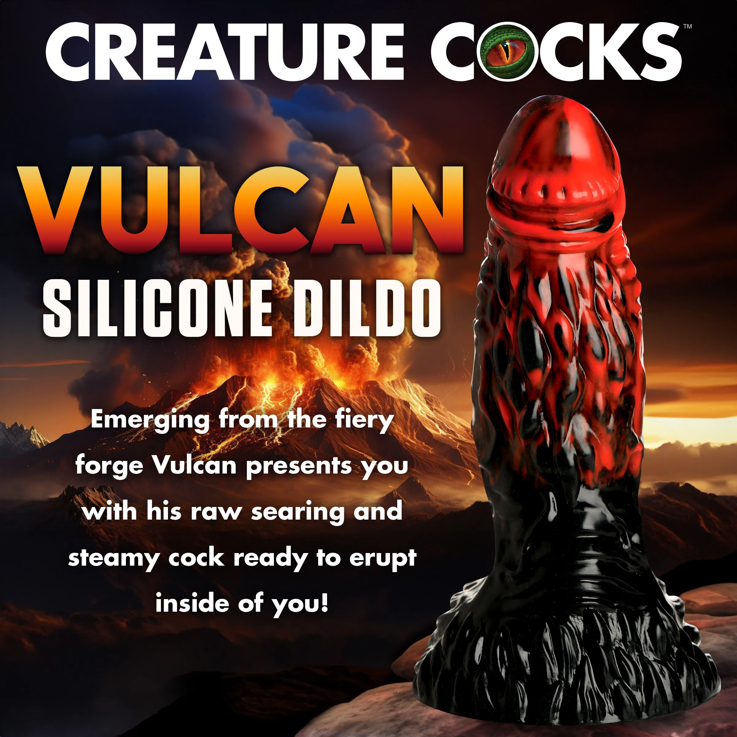 Vulcan Silicone Dildo