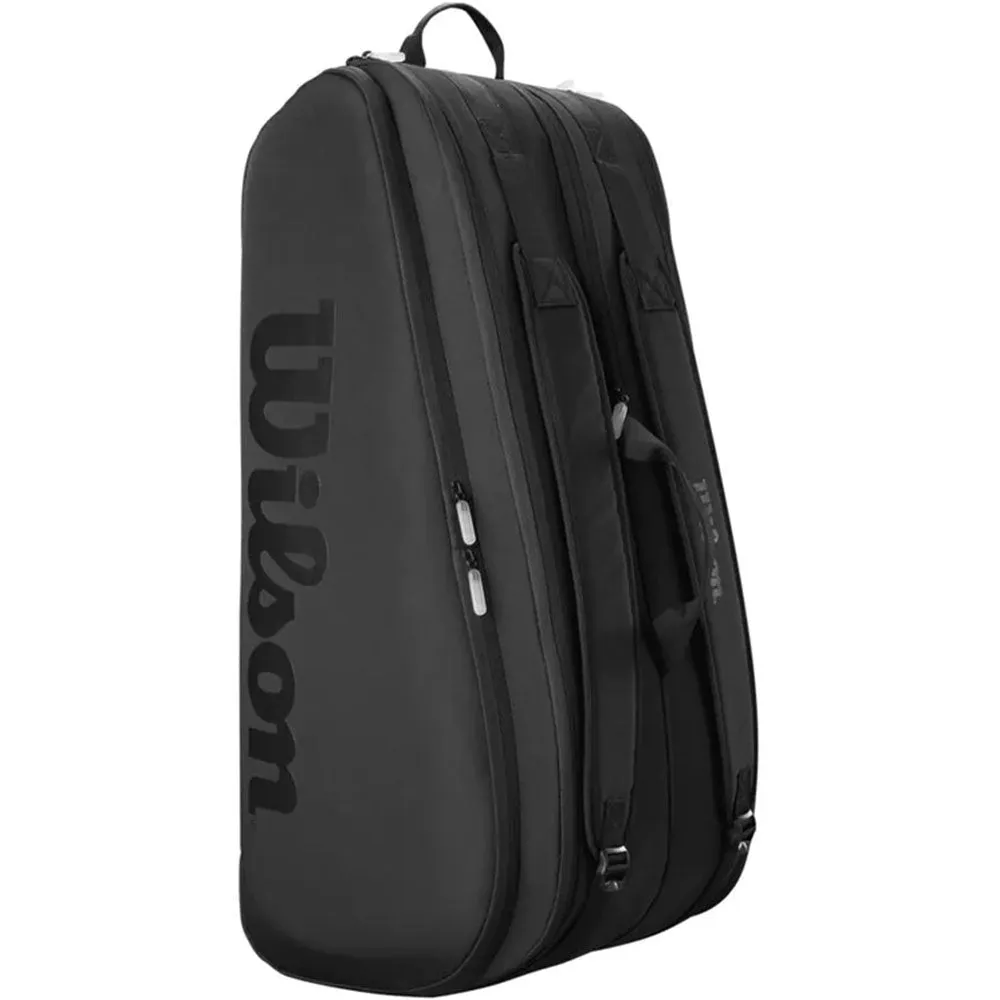 Wilson Noir Tour 12 Pack Racquet Bag, Black