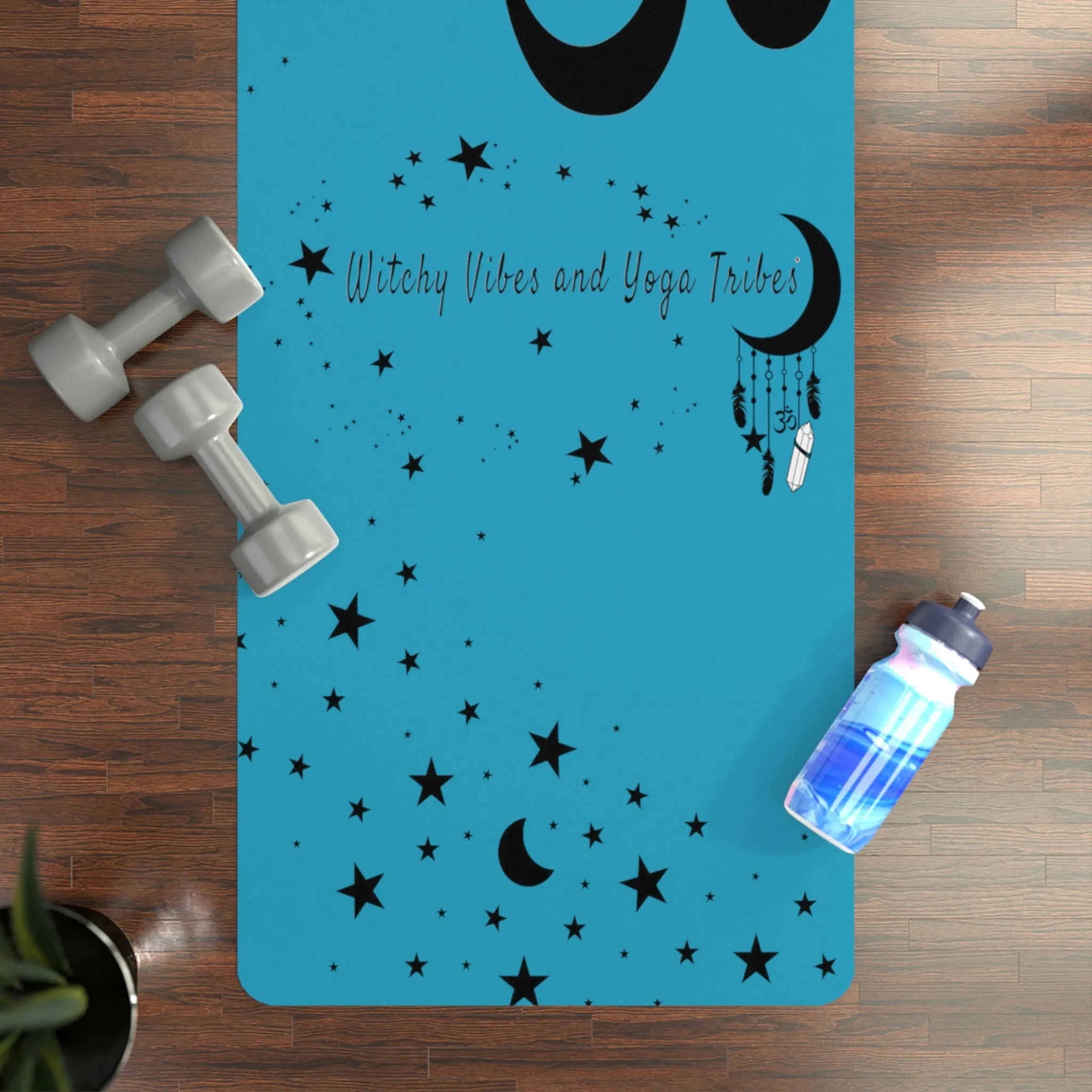 Witchy Vibes and Yoga Tribes Rubber Yoga Mat