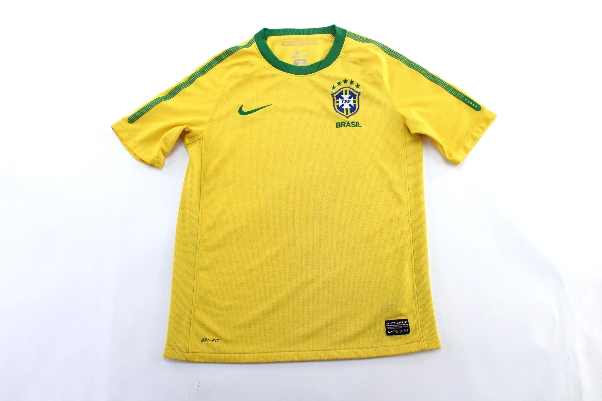 Women's Nike Embroidered Logo Brazil Soccer Jersey