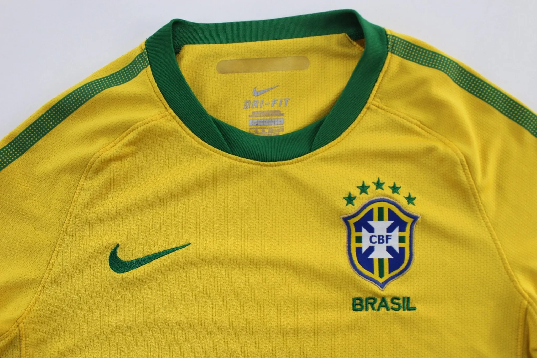 Women's Nike Embroidered Logo Brazil Soccer Jersey