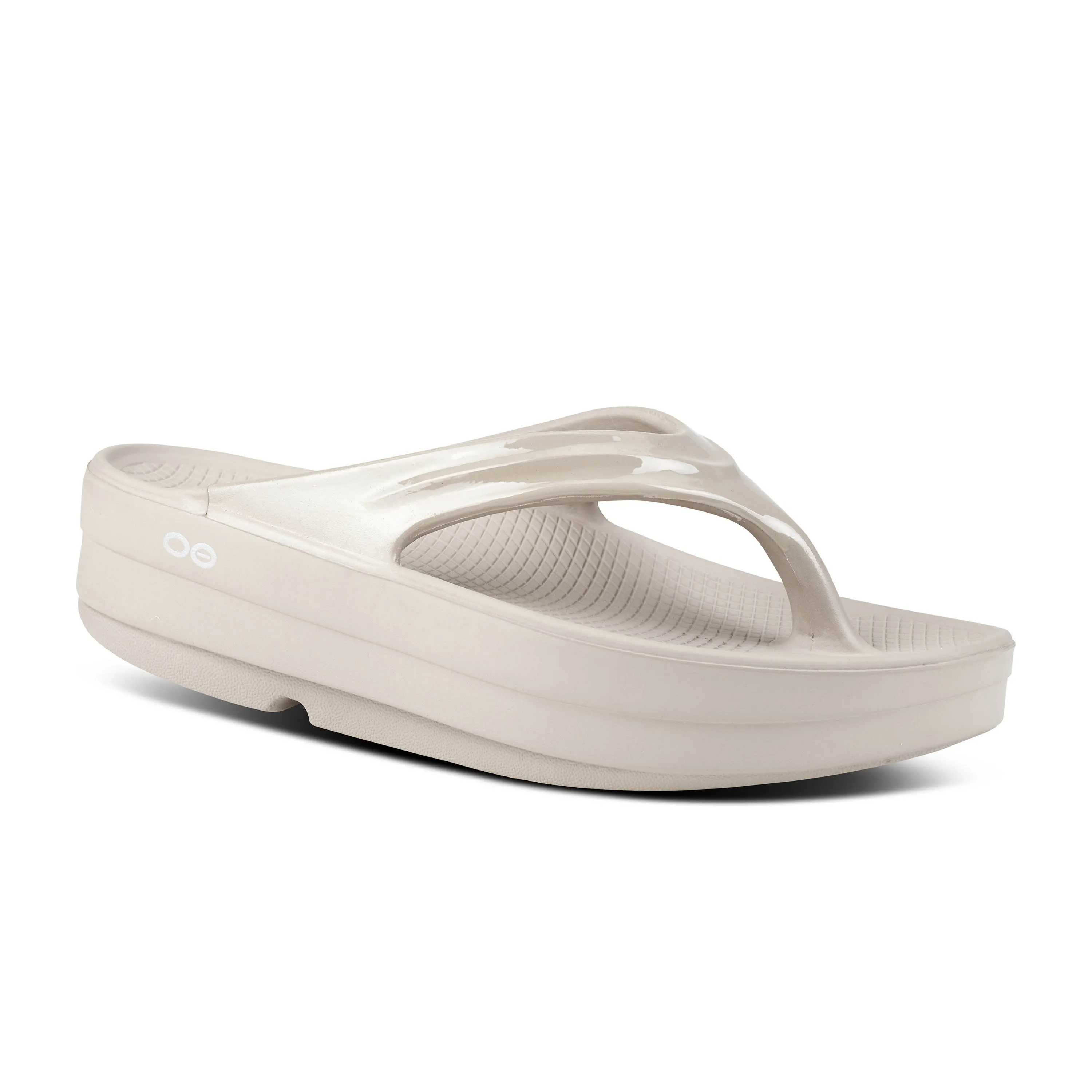 Women's Oofos OOmega Thong Color: Nomad