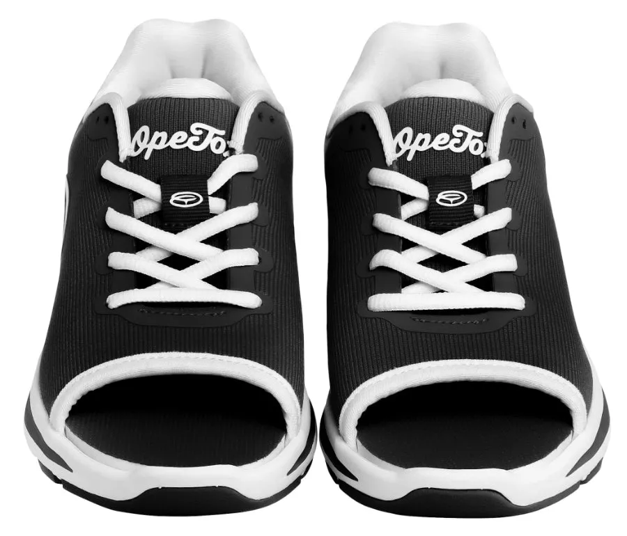 Women's Open Toe Sneaker Black