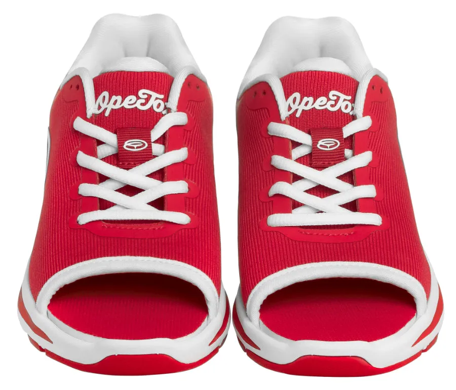 Women's Open Toe Sneakers Red