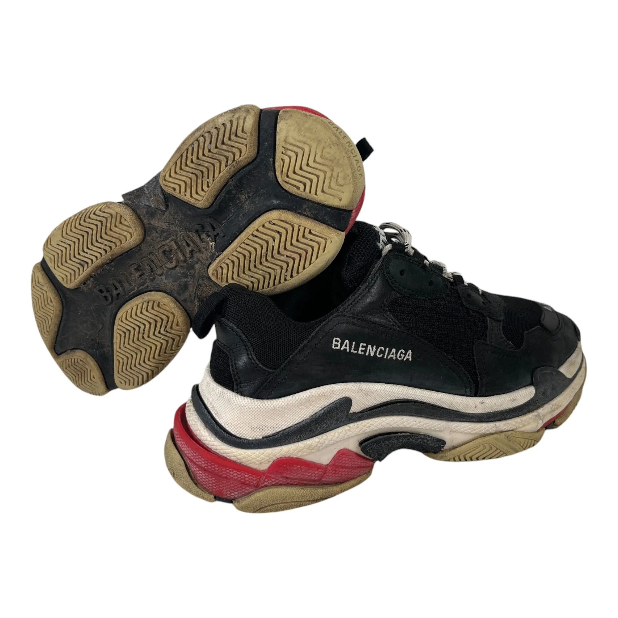 Women's Triple S Low Trainers Black Size EU 40 / UK 7